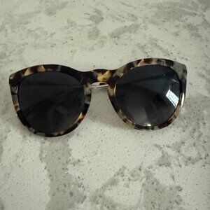 Tory Burch TY7137 1729/T3 Porcini Tortoise Frame Sunglasses w/Polarized Lenses